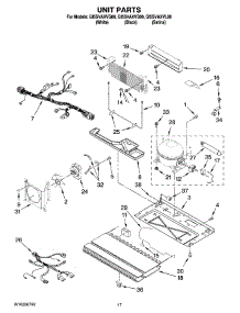 10 - Unit Parts, Optional Parts (Not Included) parts for Whirlpool Refrigerator GI5SVAXVB00 from AppliancePartsPros.com