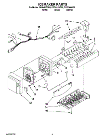 05 - Icemaker Parts parts for Whirlpool Refrigerator GI5SVAXVQ00 from AppliancePartsPros.com