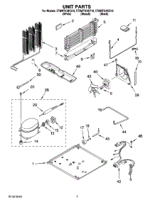 04 - Unit Parts parts for Whirlpool Refrigerator ET8WTKXKQ10 from AppliancePartsPros.com