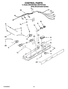09 - Control Parts, Optional Parts (Not Included) parts for Whirlpool Refrigerator 6ED2FHKXVA00 from AppliancePartsPros.com
