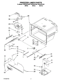 06 - Freezer Liner Parts parts for Whirlpool Refrigerator GI5SVAXVL00 from AppliancePartsPros.com