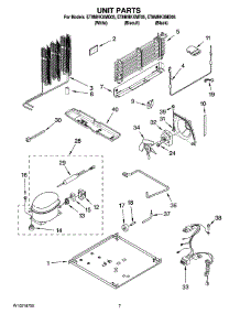 04 - Unit Parts parts for Whirlpool Refrigerator ET8MHKXMT05 from AppliancePartsPros.com