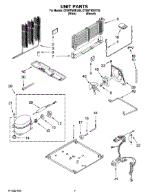 04 - Unit Parts parts for Whirlpool Refrigerator ET8WTMXKQ09 from AppliancePartsPros.com