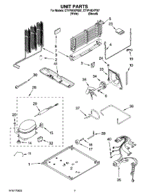 04 - Unit Parts parts for Whirlpool Refrigerator ET1PHKXPQ07 from AppliancePartsPros.com