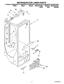 02 - Refrigerator Liner Parts parts for Whirlpool Refrigerator GC3SHAXVA00 from AppliancePartsPros.com