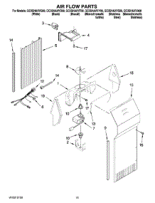 09 - Air Flow Parts parts for Whirlpool Refrigerator GC3SHAXVT00 from AppliancePartsPros.com