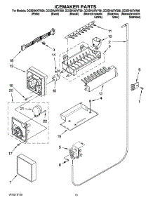 12 - Icemaker Parts, Optional Parts (Not Included) parts for Whirlpool Refrigerator GC3SHAXVS00 from AppliancePartsPros.com