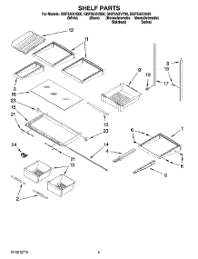 03 - Shelf Parts parts for Whirlpool Refrigerator GI5FSAXVQ00 from AppliancePartsPros.com