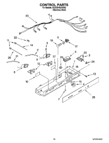 11 - Control Parts parts for Whirlpool Refrigerator 6GD5SHGXSS03 from AppliancePartsPros.com