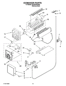 12 - Icemaker Parts, Optional Parts (Not Included) parts for Whirlpool Refrigerator 6GD5SHGXSS03 from AppliancePartsPros.com
