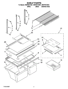 03 - Shelf Parts parts for Whirlpool Refrigerator ER9FHKXVQ01 from AppliancePartsPros.com
