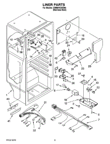 03 - Liner Parts parts for Whirlpool Refrigerator ER8MHKXRS03 from AppliancePartsPros.com