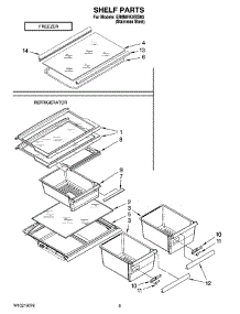 05 - Shelf Parts, Optional Parts (Not Included) parts for Whirlpool Refrigerator ER8MHKXRS03 from AppliancePartsPros.com