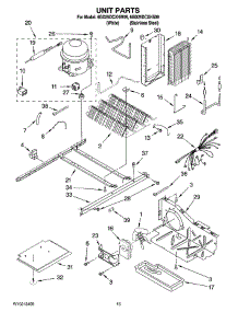 09 - Unit Parts parts for Whirlpool Refrigerator 6GD25DCXHS09 from AppliancePartsPros.com
