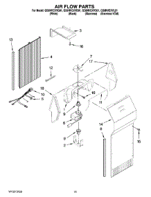 09 - Air Flow Parts parts for Whirlpool Refrigerator GS6NVEXVS01 from AppliancePartsPros.com