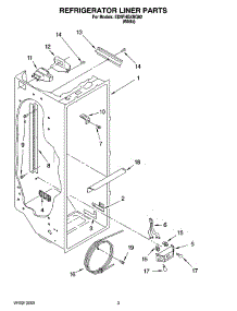 02 - Refrigerator Liner Parts parts for Whirlpool Refrigerator ED5FHGXNQ02 from AppliancePartsPros.com