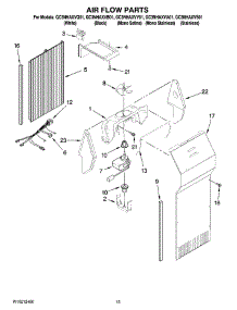09 - Air Flow Parts parts for Whirlpool Refrigerator GC3NHAXVQ01 from AppliancePartsPros.com