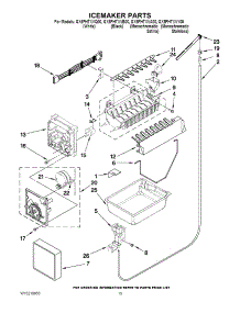 08 - Icemaker Parts parts for Whirlpool Refrigerator GX5FHTXVA00 from AppliancePartsPros.com
