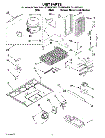 11 - Unit Parts parts for Whirlpool Refrigerator GC5NHAXVS01 from AppliancePartsPros.com