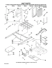 09 - Unit Parts parts for Whirlpool Refrigerator ED2KHAXVB00 from AppliancePartsPros.com
