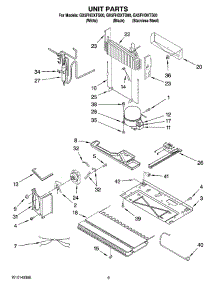 05 - Unit Parts parts for Whirlpool Refrigerator GX5FHDXTS00 from AppliancePartsPros.com