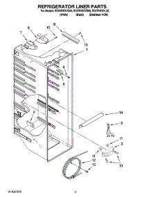 02 - Refrigerator Liner Parts parts for Whirlpool Refrigerator ED2VHEXVL00 from AppliancePartsPros.com