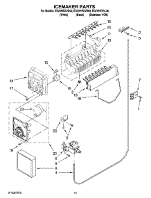 12 - Icemaker Parts, Optional Parts (Not Included) parts for Whirlpool Refrigerator ED2VHEXVL00 from AppliancePartsPros.com
