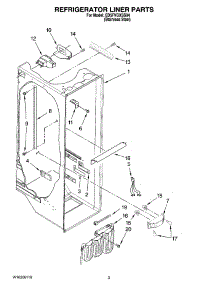 02 - Refrigerator Liner Parts parts for Whirlpool Refrigerator ED5FVGXSS04 from AppliancePartsPros.com