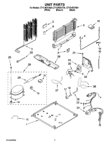 04 - Unit Parts parts for Whirlpool Refrigerator ET1CHEXVQ01 from AppliancePartsPros.com