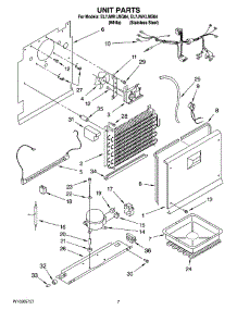 04 - Unit Parts, Optional Parts parts for Whirlpool Refrigerator EL7JWKLMQ04 from AppliancePartsPros.com
