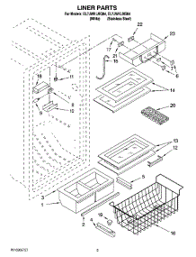 02 - Liner Parts parts for Whirlpool Refrigerator EL7JWKLMS04 from AppliancePartsPros.com