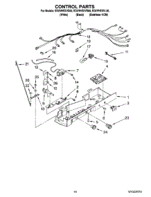 11 - Control Parts parts for Whirlpool Refrigerator ED2VHEXVB00 from AppliancePartsPros.com