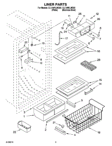 02 - Liner Parts parts for Whirlpool Refrigerator EL7JWKLMS02 from AppliancePartsPros.com