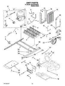 09 - Unit Parts parts for Whirlpool Refrigerator 5VES3FHGRS03 from AppliancePartsPros.com