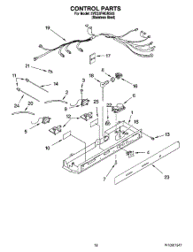 11 - Control Parts parts for Whirlpool Refrigerator 5VES3FHGRS03 from AppliancePartsPros.com