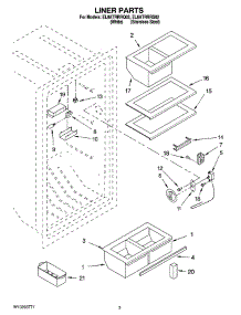 02 - Liner Parts parts for Whirlpool Refrigerator EL8ATRRRQ02 from AppliancePartsPros.com