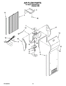 09 - Air Flow Parts parts for Whirlpool Refrigerator 7GS5FHAXTA02 from AppliancePartsPros.com