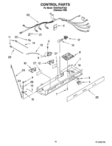 10 - Control Parts parts for Whirlpool Refrigerator 7GS5FHAXTA02 from AppliancePartsPros.com