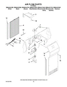 11 - Air Flow Parts parts for Whirlpool Refrigerator GS6NHAXVA00 from AppliancePartsPros.com