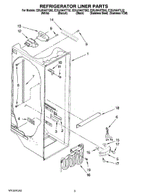 02 - Refrigerator Liner Parts parts for Whirlpool Refrigerator ED5JHAXTL02 from AppliancePartsPros.com