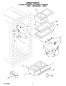 02 - Liner Parts parts for Whirlpool Refrigerator EL87TRRRS02 from AppliancePartsPros.com