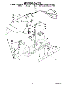 11 - Control Parts parts for Whirlpool Refrigerator ED2FHEXST05 from AppliancePartsPros.com