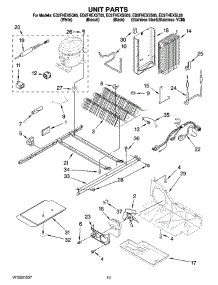 09 - Unit Parts parts for Whirlpool Refrigerator ED2FHEXSL05 from AppliancePartsPros.com
