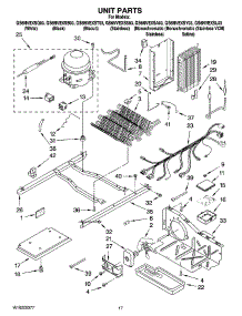 11 - Unit Parts parts for Whirlpool Refrigerator GS6NVEXSY03 from AppliancePartsPros.com