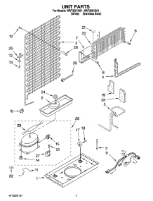 04 - Unit Parts parts for Whirlpool Refrigerator NWT8501Q01 from AppliancePartsPros.com