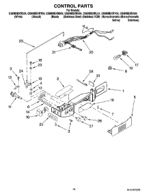 10 - Control Parts parts for Whirlpool Refrigerator GS6NBEXRT04 from AppliancePartsPros.com