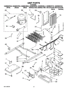 11 - Unit Parts parts for Whirlpool Refrigerator GS6NBEXRT04 from AppliancePartsPros.com
