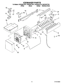 08 - Icemaker Parts, Optional Parts (Not Included) parts for Whirlpool Refrigerator GX5SHDXTL01 from AppliancePartsPros.com