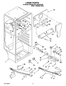 03 - Liner Parts parts for Whirlpool Refrigerator NWT8501S00 from AppliancePartsPros.com