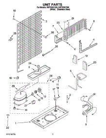 04 - Unit Parts parts for Whirlpool Refrigerator NWT8501S00 from AppliancePartsPros.com